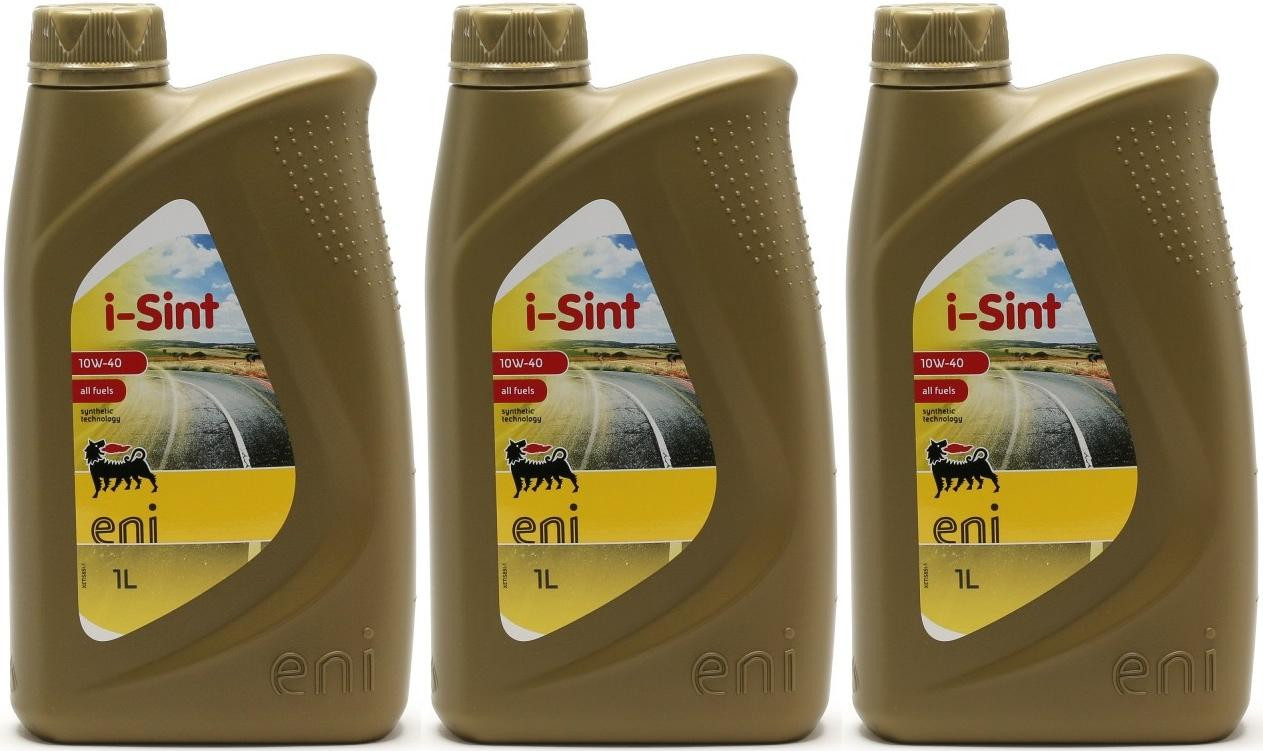 ENI i-Sint 10W-40 Diesel & Benziner Motoröliter 3x 1l = 3 Liter