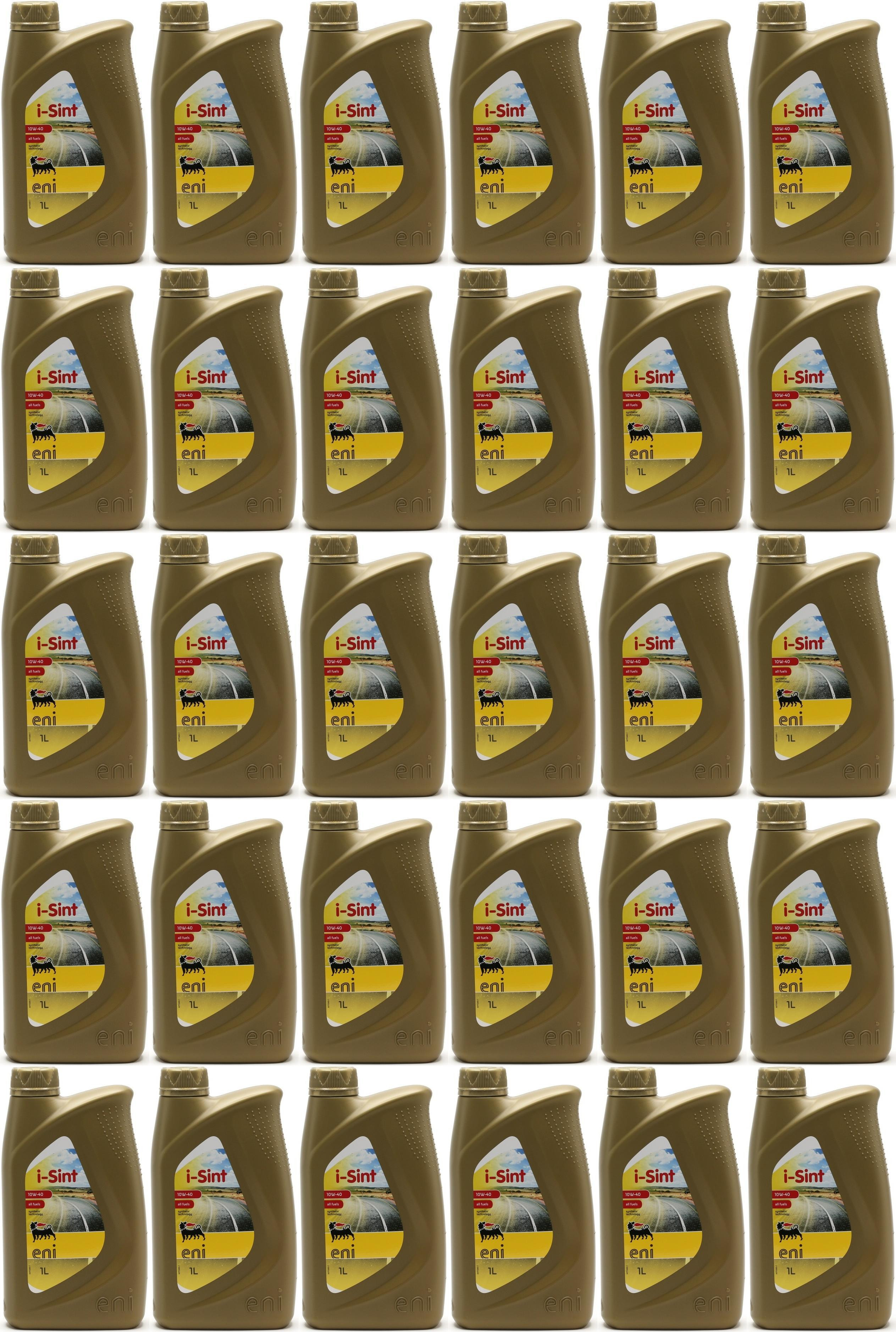 ENI i-Sint 10W-40 Diesel & Benziner Motoröliter 30x 1l = 30 Liter