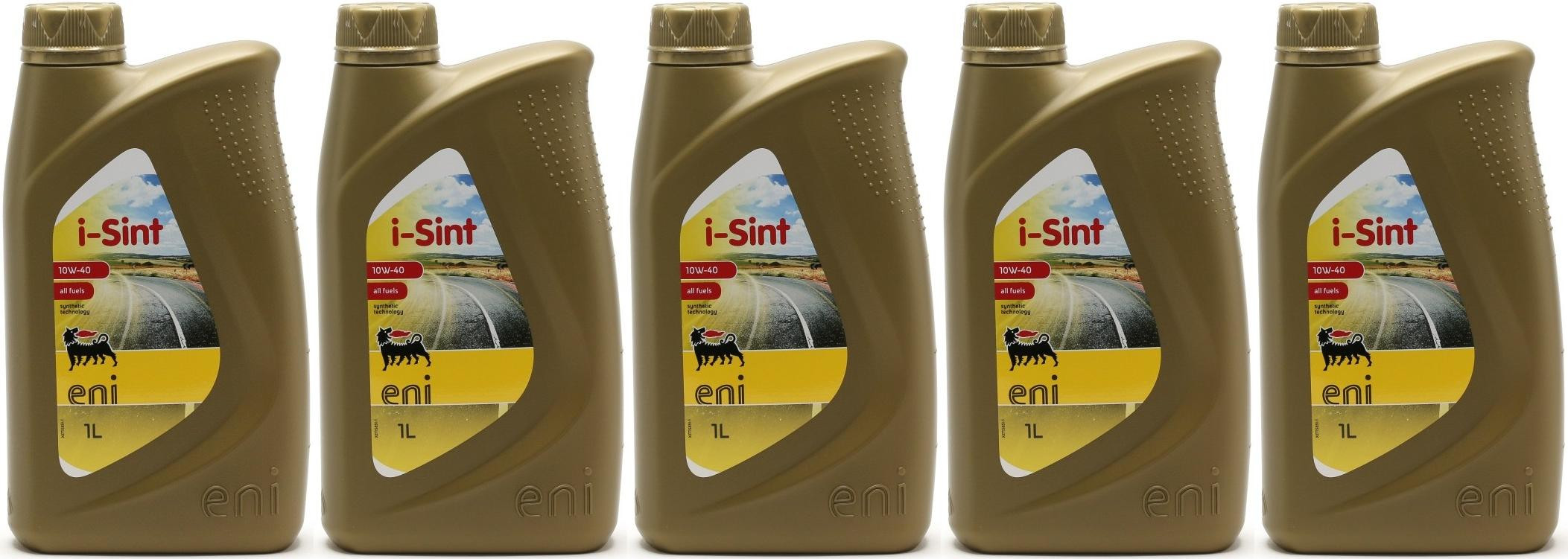 ENI i-Sint 10W-40 Diesel & Benziner Motoröliter 5x 1l = 5 Liter