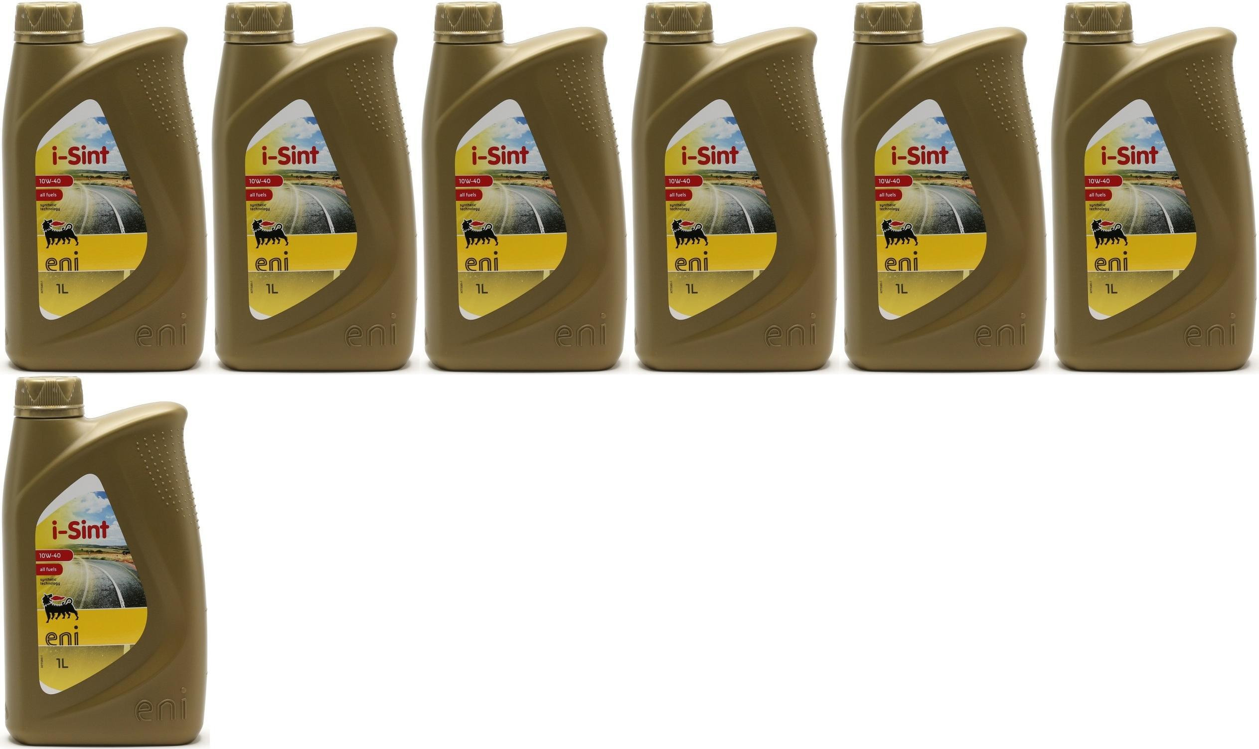 ENI i-Sint 10W-40 Diesel & Benziner Motoröliter 7x 1l = 7 Liter