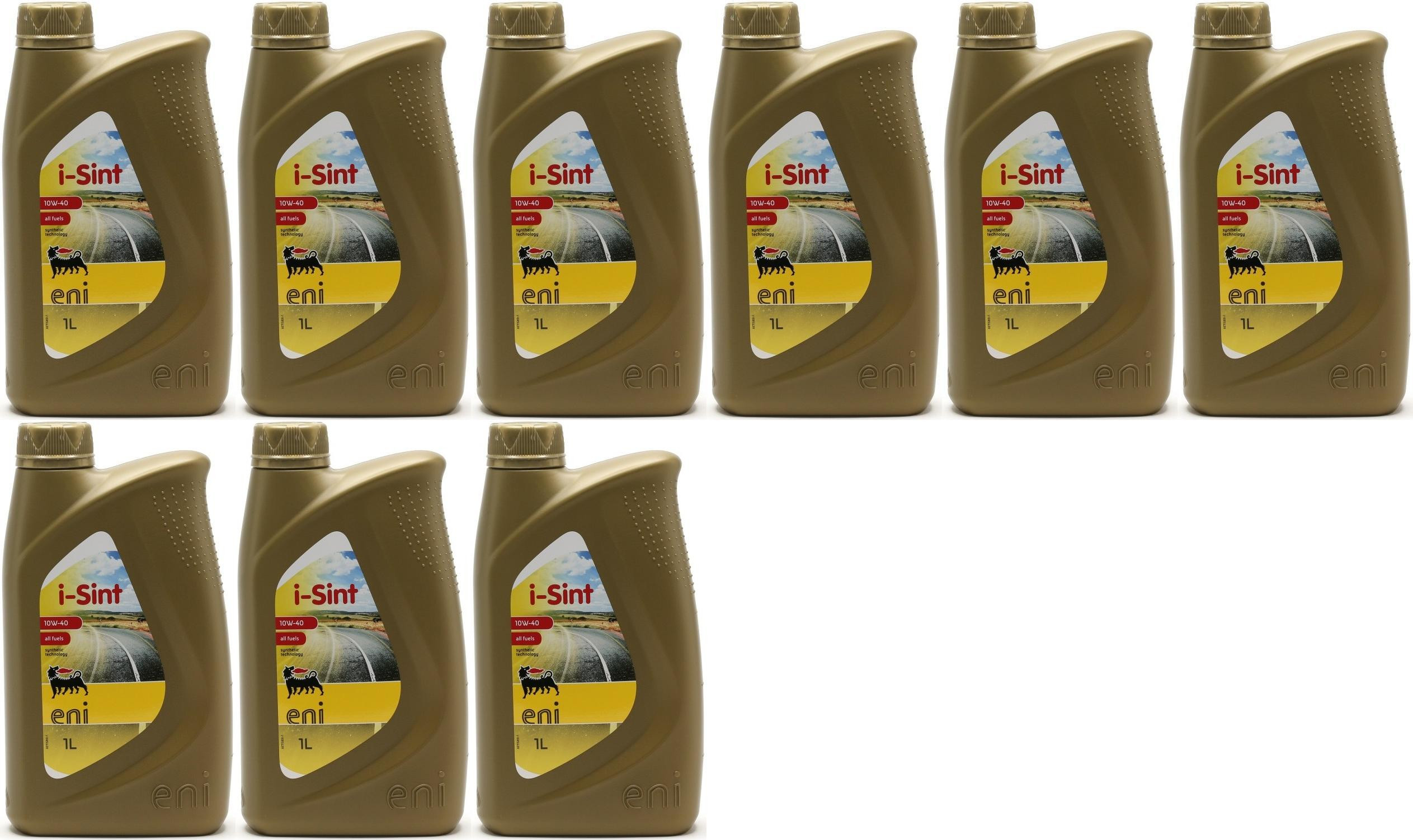 ENI i-Sint 10W-40 Diesel & Benziner Motoröliter 9x 1l = 9 Liter