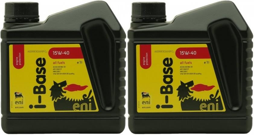 Eni i-Base 15W-40 Motoröl 2x 1l = 2 Liter