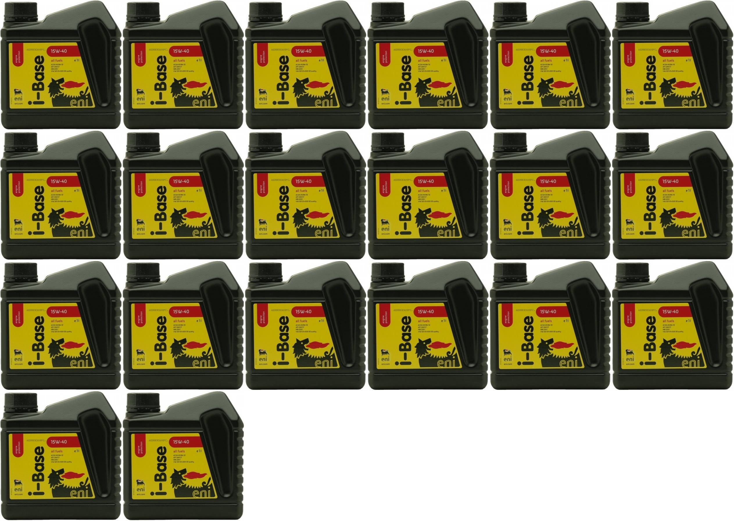 Eni i-Base 15W-40 Motoröl 20x 1l = 20 Liter