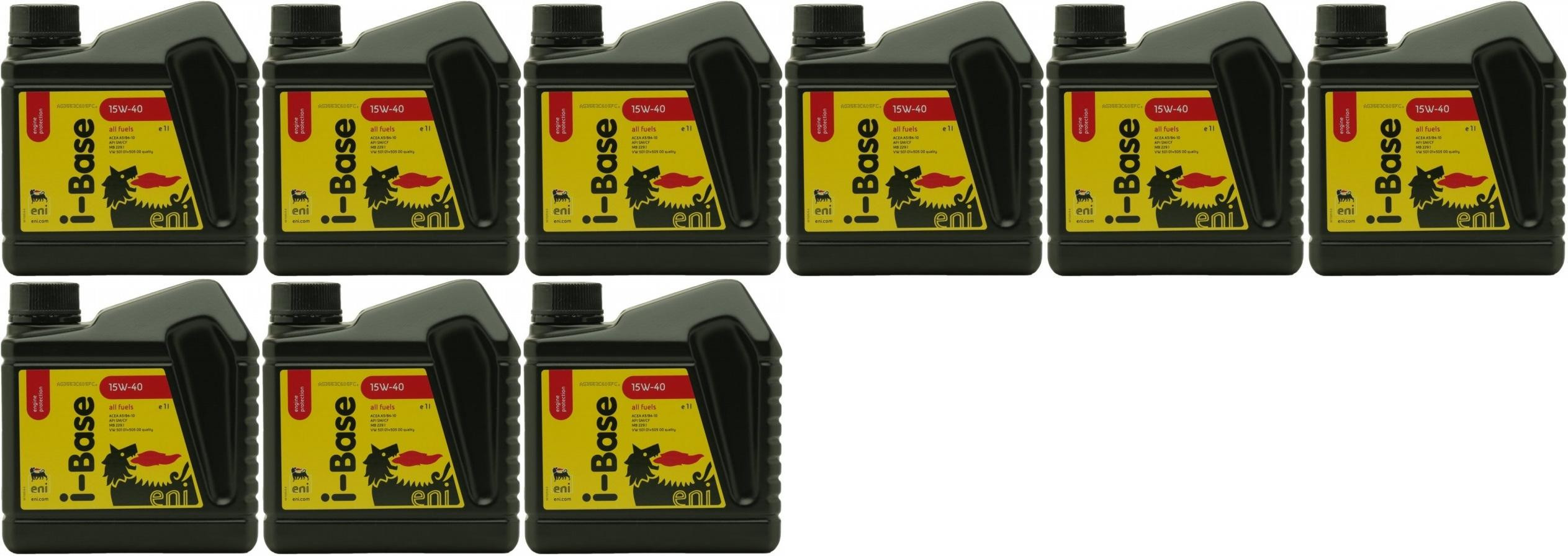 Eni i-Base 15W-40 Motoröl 9x 1l = 9 Liter