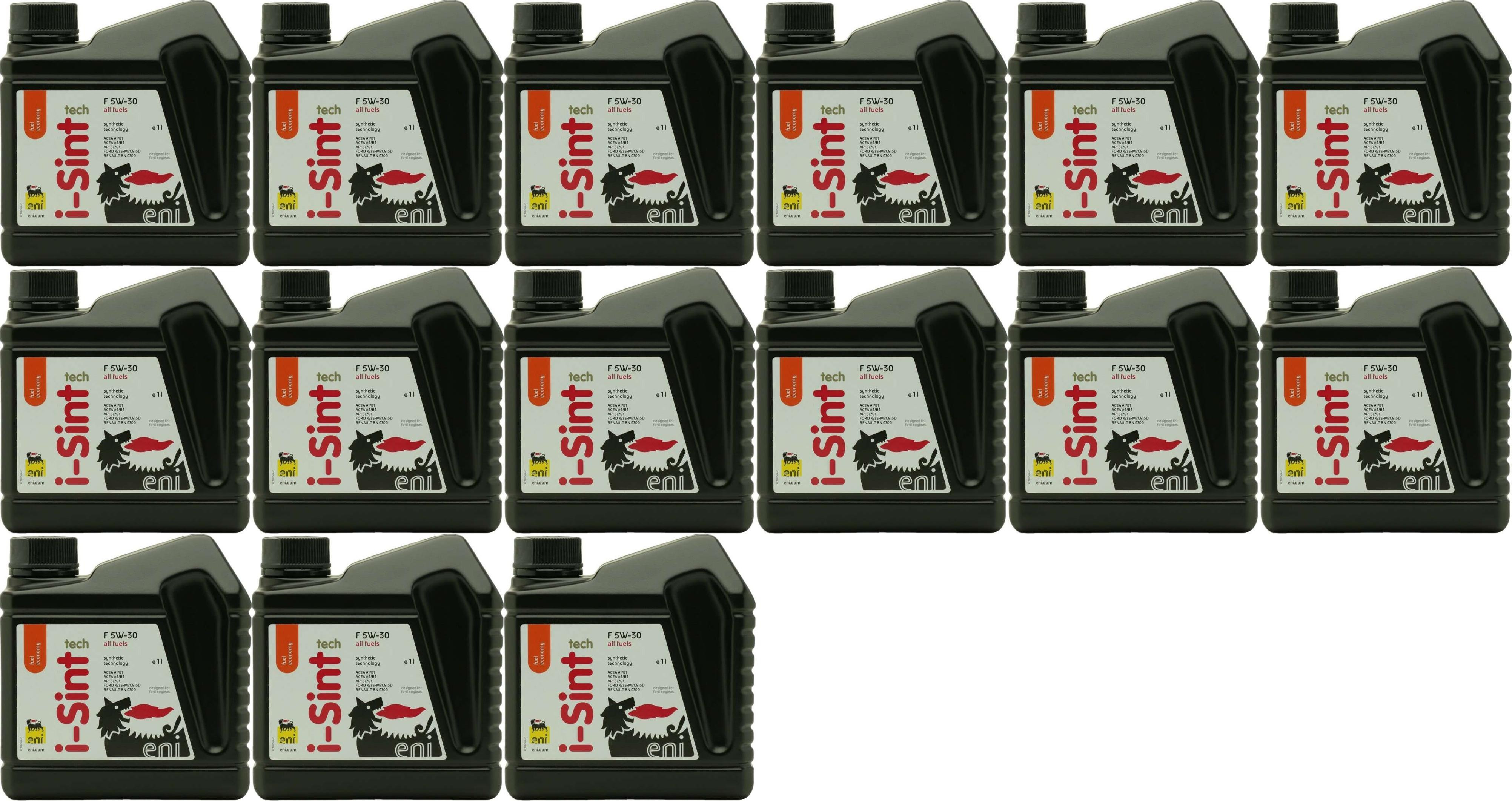 Eni i-Sint tech F 5W-30 Motoröl 15x 1l = 15 Liter