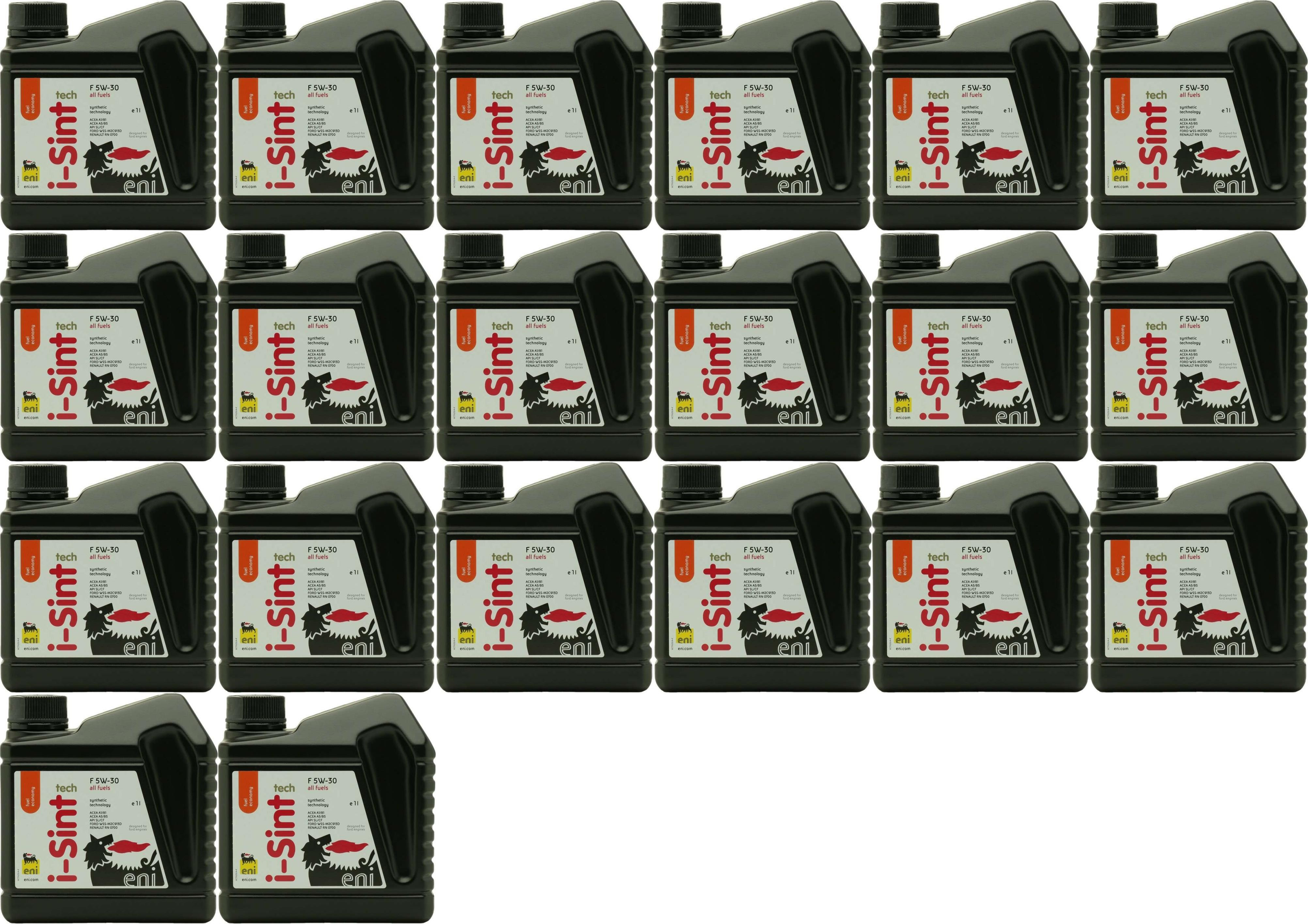 Eni i-Sint tech F 5W-30 Motoröl 20x 1l = 20 Liter
