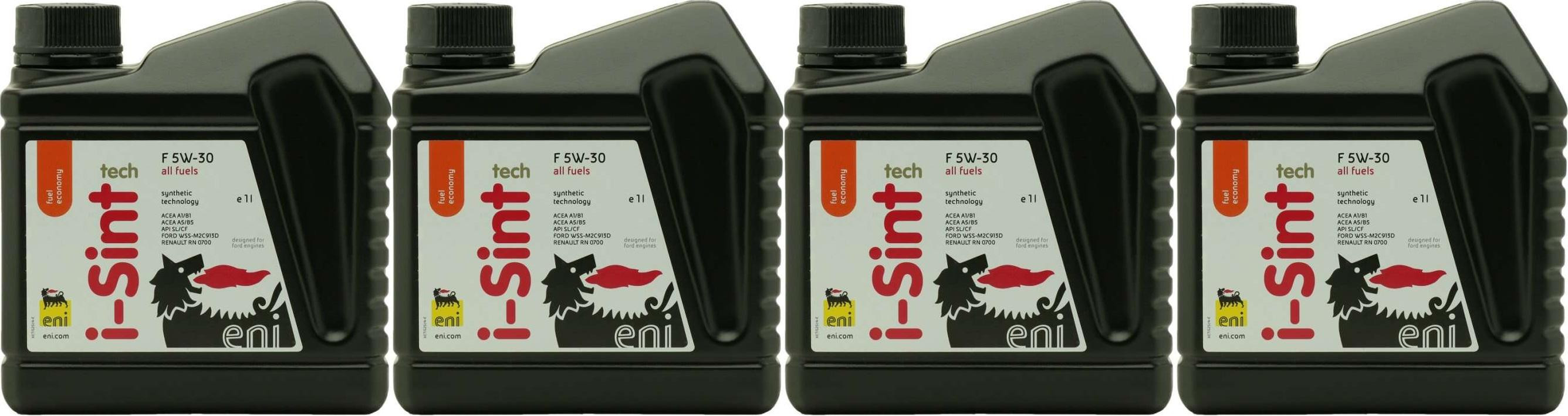 Eni i-Sint tech F 5W-30 Motoröl 4x 1l = 4 Liter