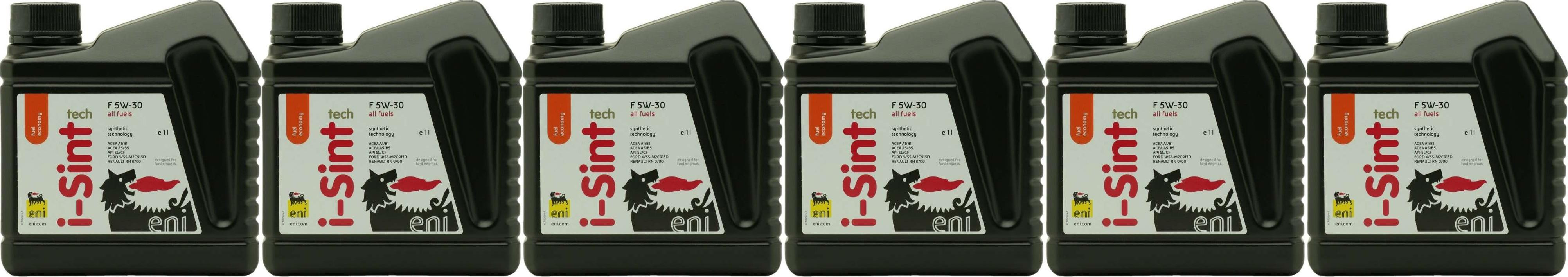 Eni i-Sint tech F 5W-30 Motoröl 6x 1l = 6 Liter