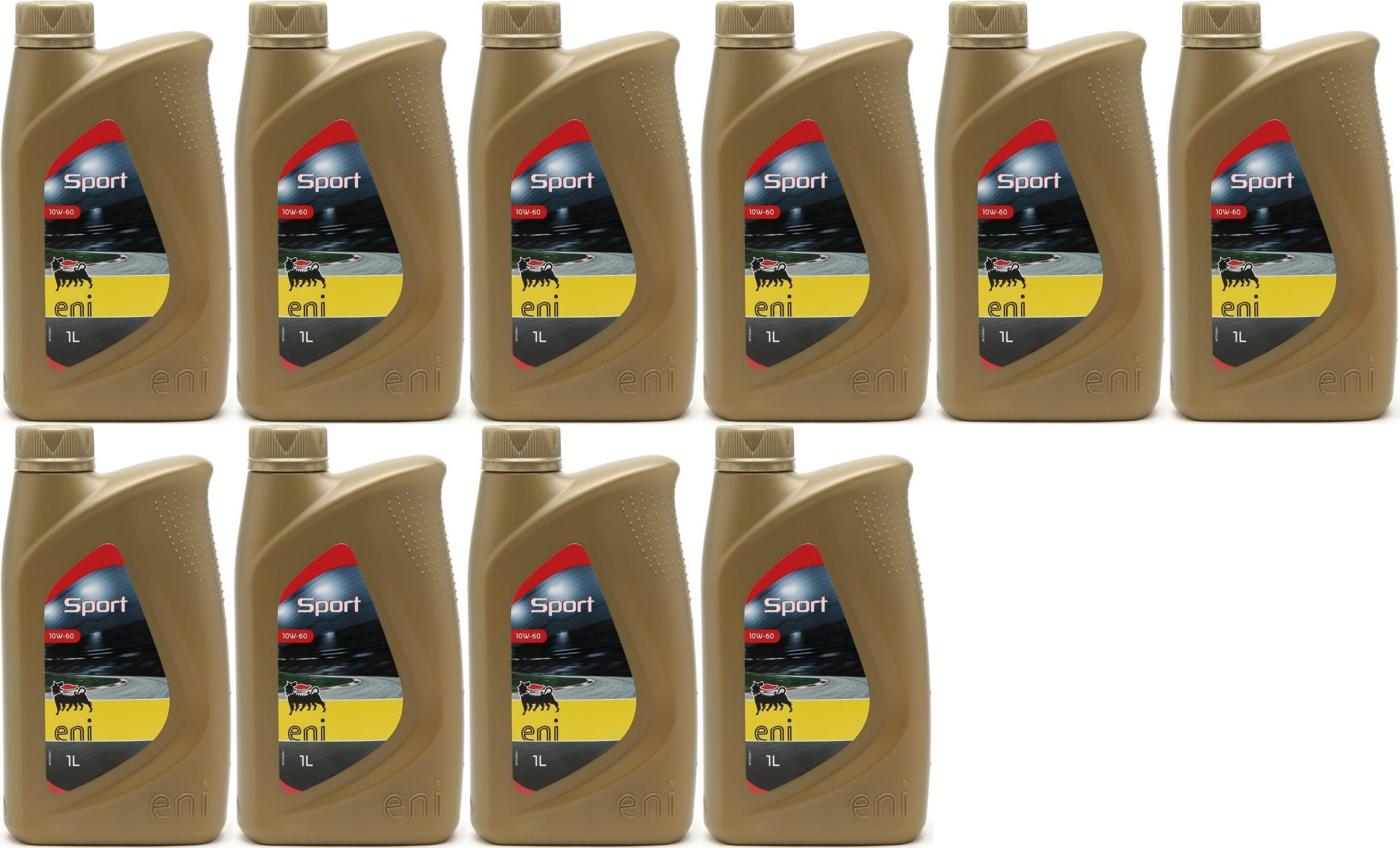 ENI Racing Sport 10W-60 Motoröl 10x 1l = 10 Liter