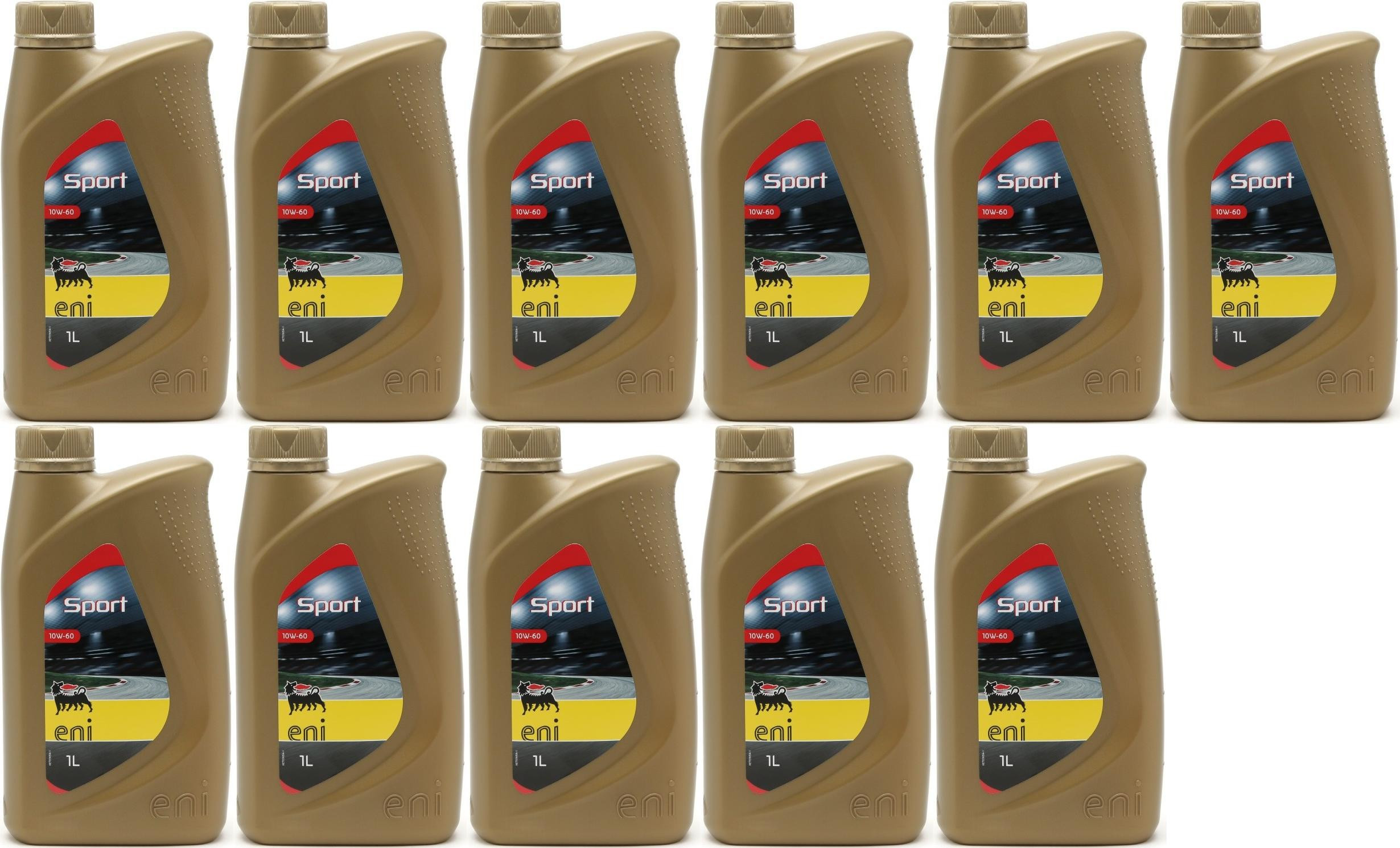 ENI Racing Sport 10W-60 Motoröl 11x 1l = 11 Liter