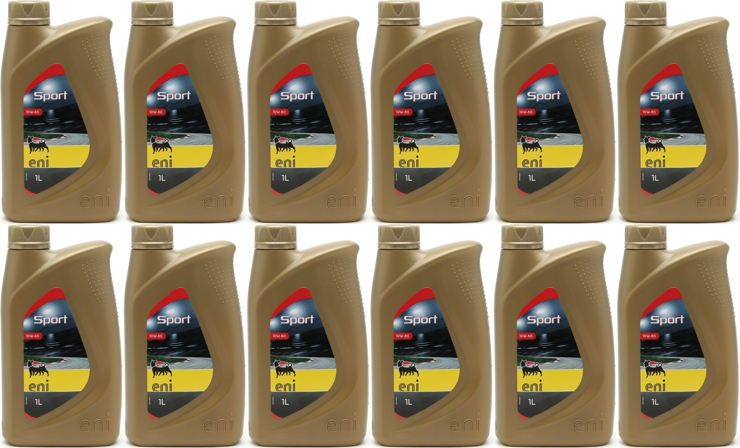 ENI Racing Sport 10W-60 Motoröl 12x 1l = 12 Liter