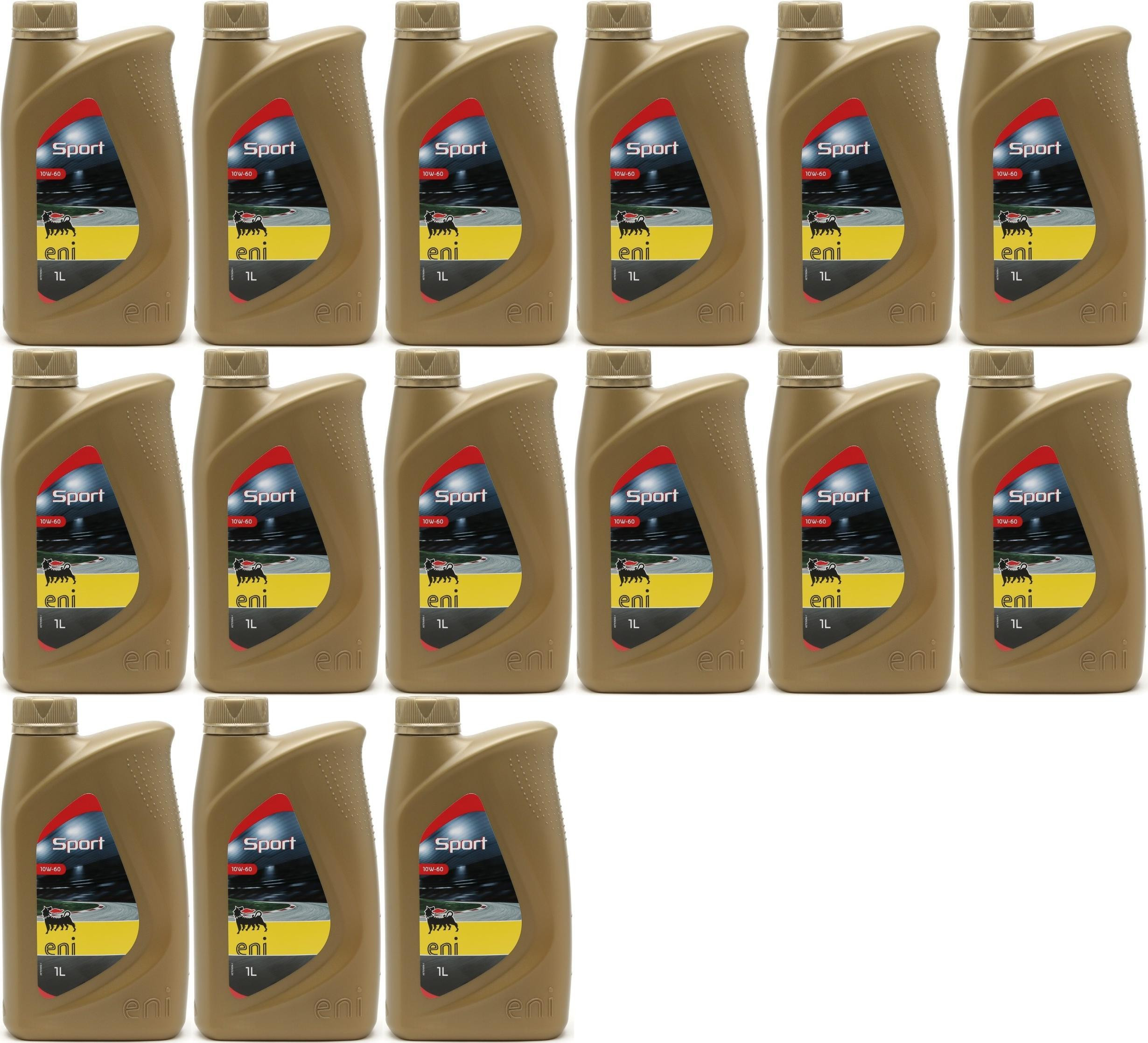 ENI Racing Sport 10W-60 Motoröl 15x 1l = 15 Liter