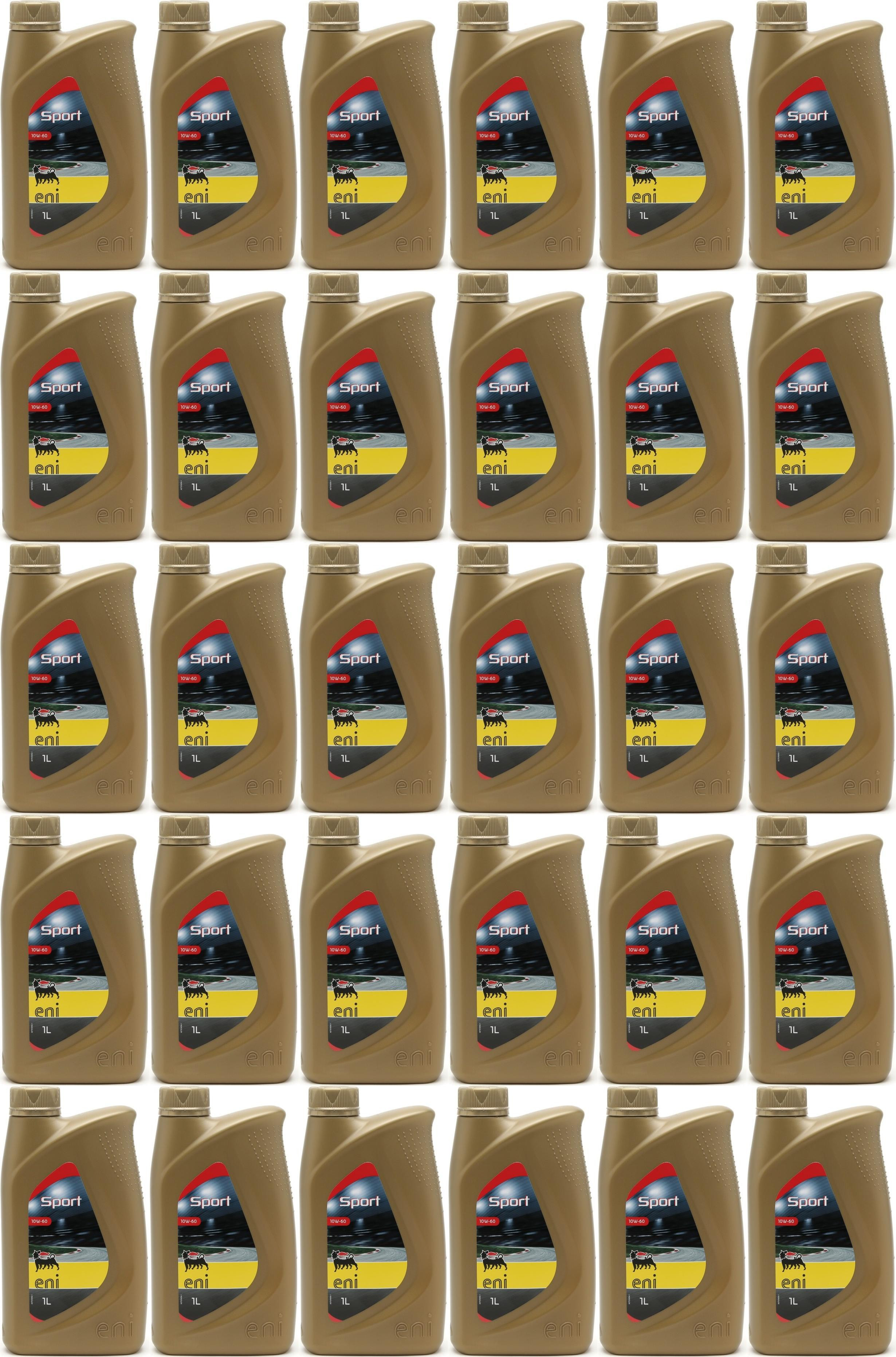 ENI Racing Sport 10W-60 Motoröl 30x 1l = 30 Liter
