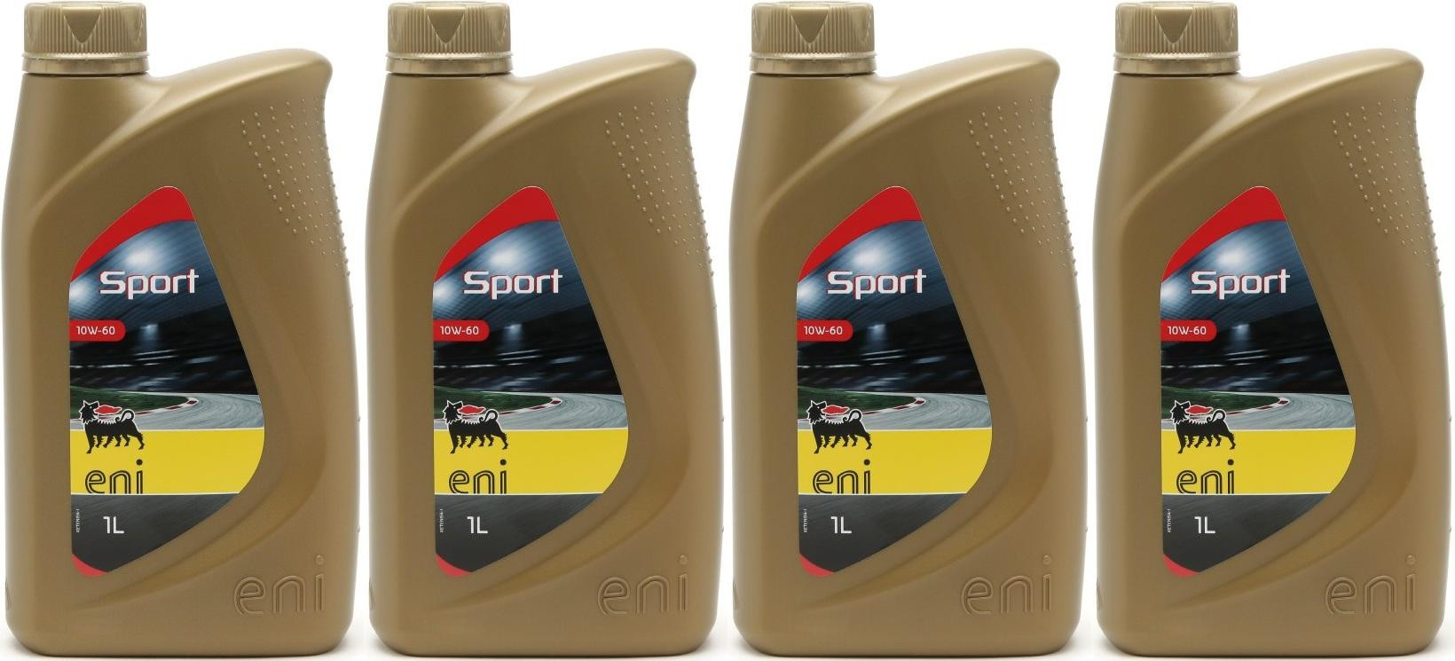 ENI Racing Sport 10W-60 Motoröl 4x 1l = 4 Liter