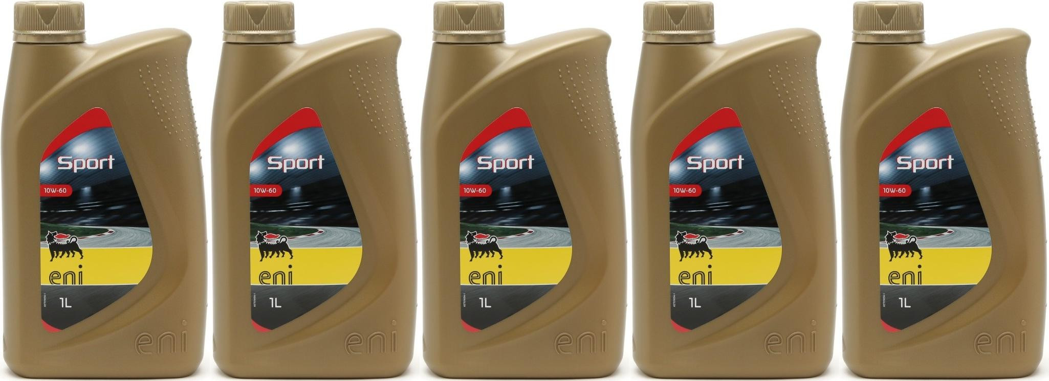 ENI Racing Sport 10W-60 Motoröl 5x 1l = 5 Liter