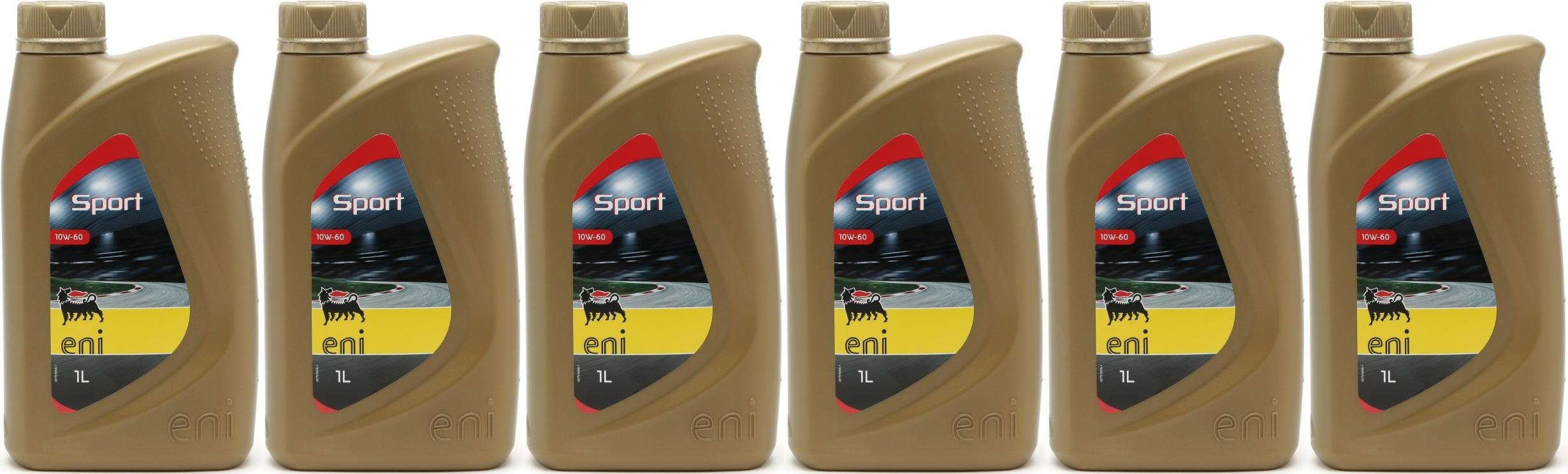 ENI Racing Sport 10W-60 Motoröl 6x 1l = 6 Liter