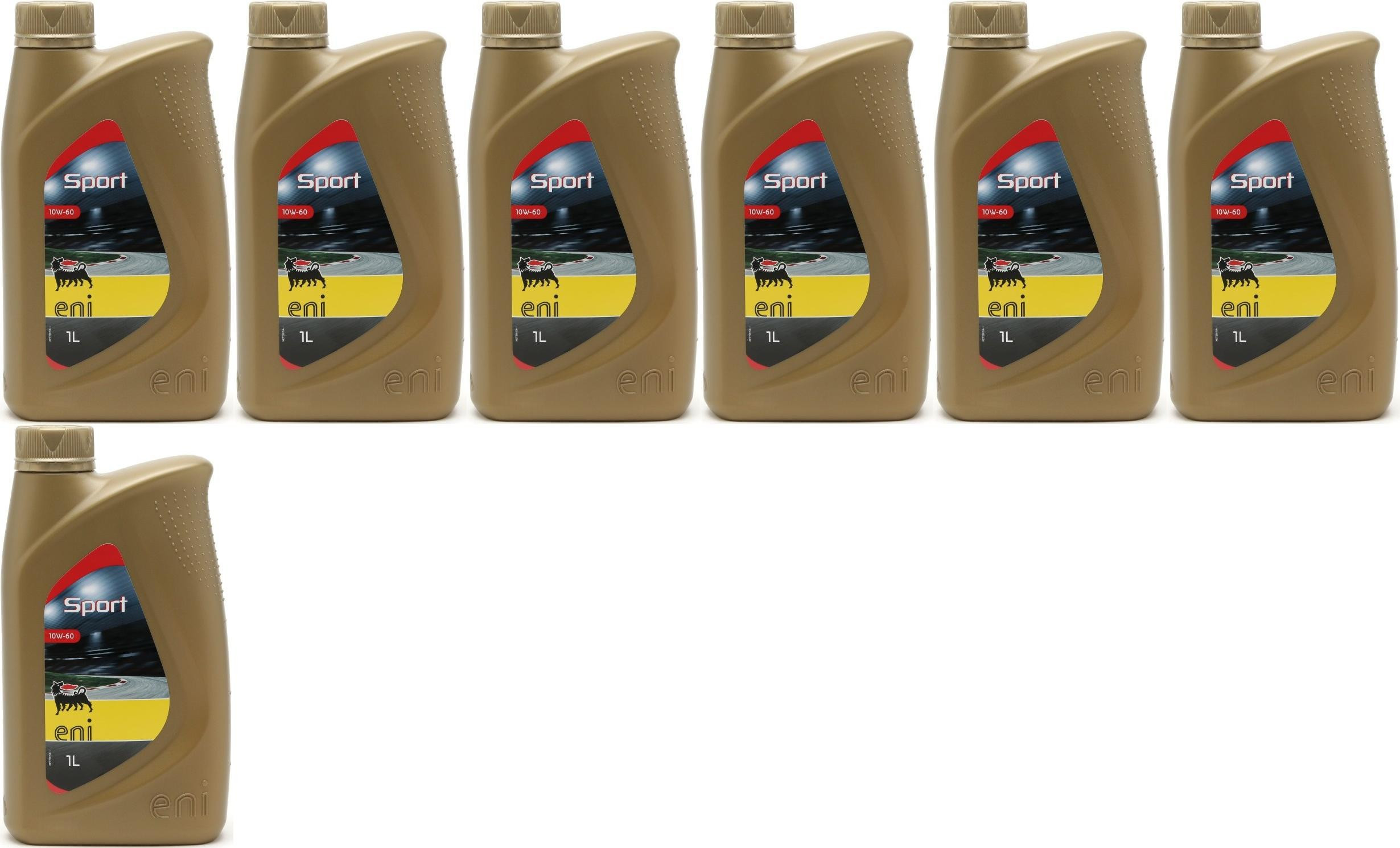 ENI Racing Sport 10W-60 Motoröl 7x 1l = 7 Liter