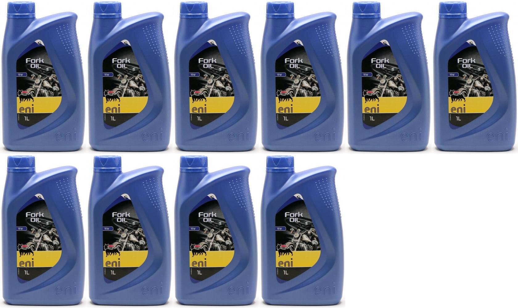 ENI Fork Oil SAE 15W Gabelöl fork oil Motorrad 10x 1l = 10 Liter