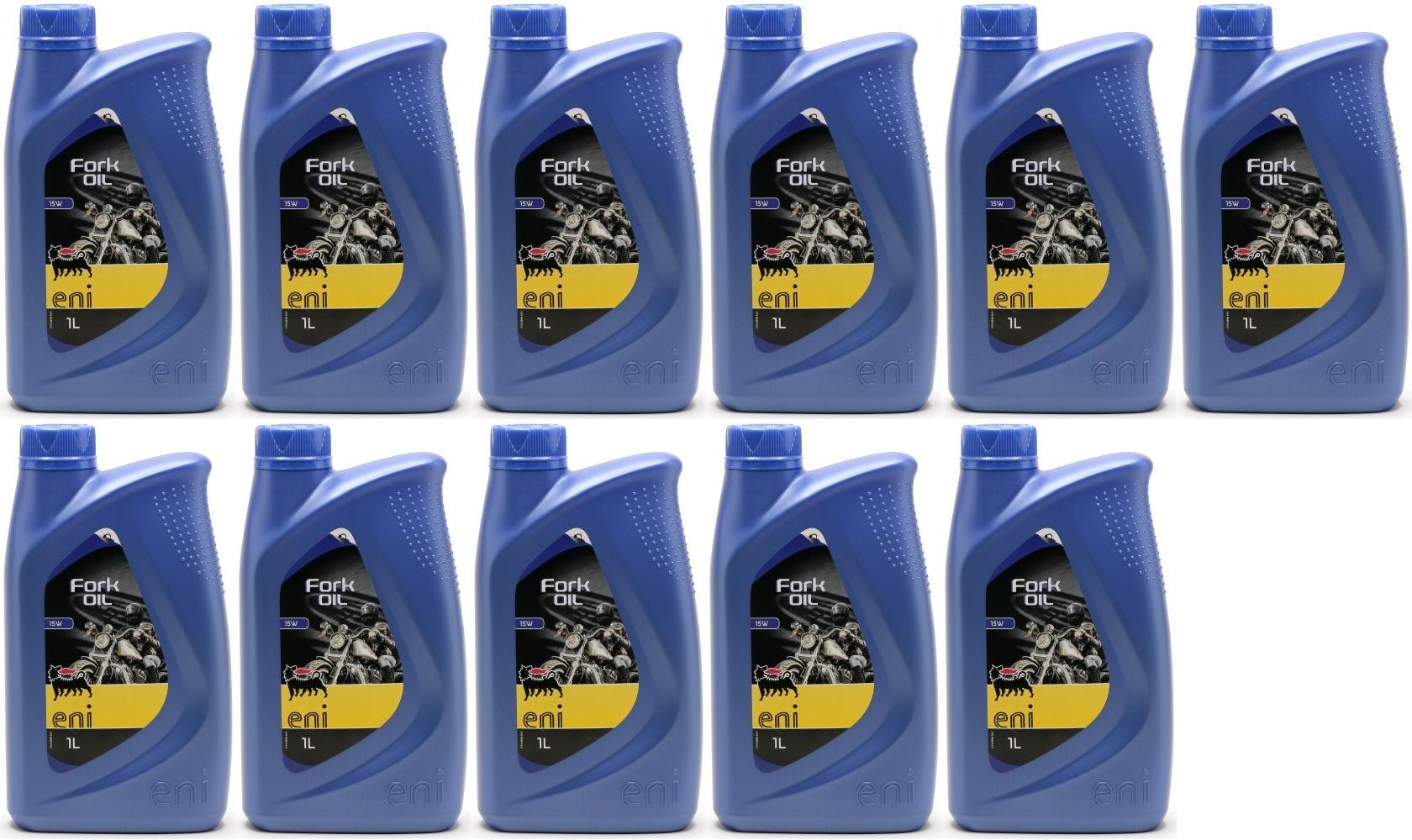 ENI Fork Oil SAE 15W Gabelöl fork oil Motorrad 11x 1l = 11 Liter