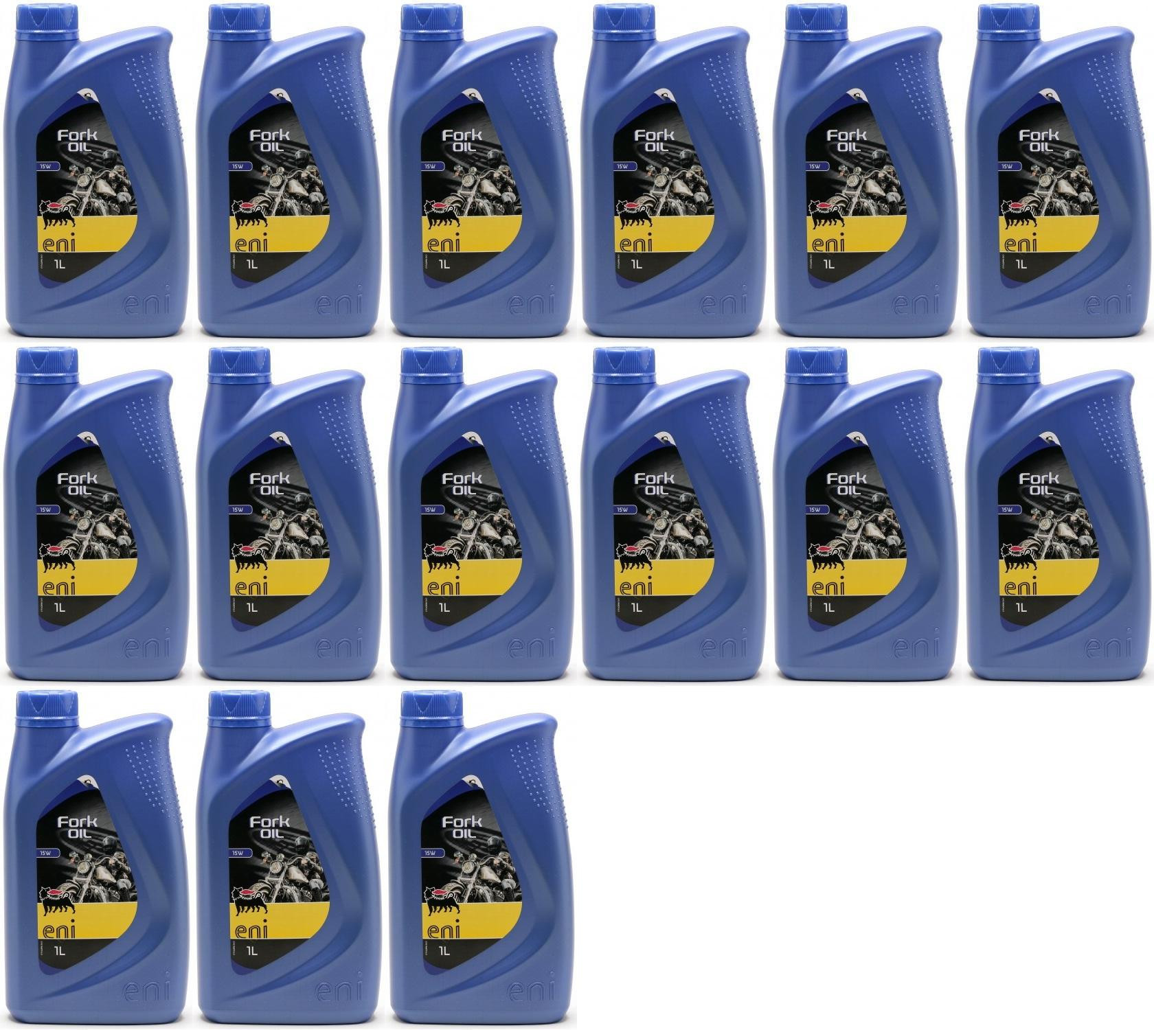 ENI Fork Oil SAE 15W Gabelöl fork oil Motorrad 15x 1l = 15 Liter