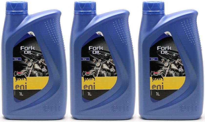 ENI Fork Oil SAE 15W Gabelöl fork oil Motorrad 3x 1l = 3 Liter