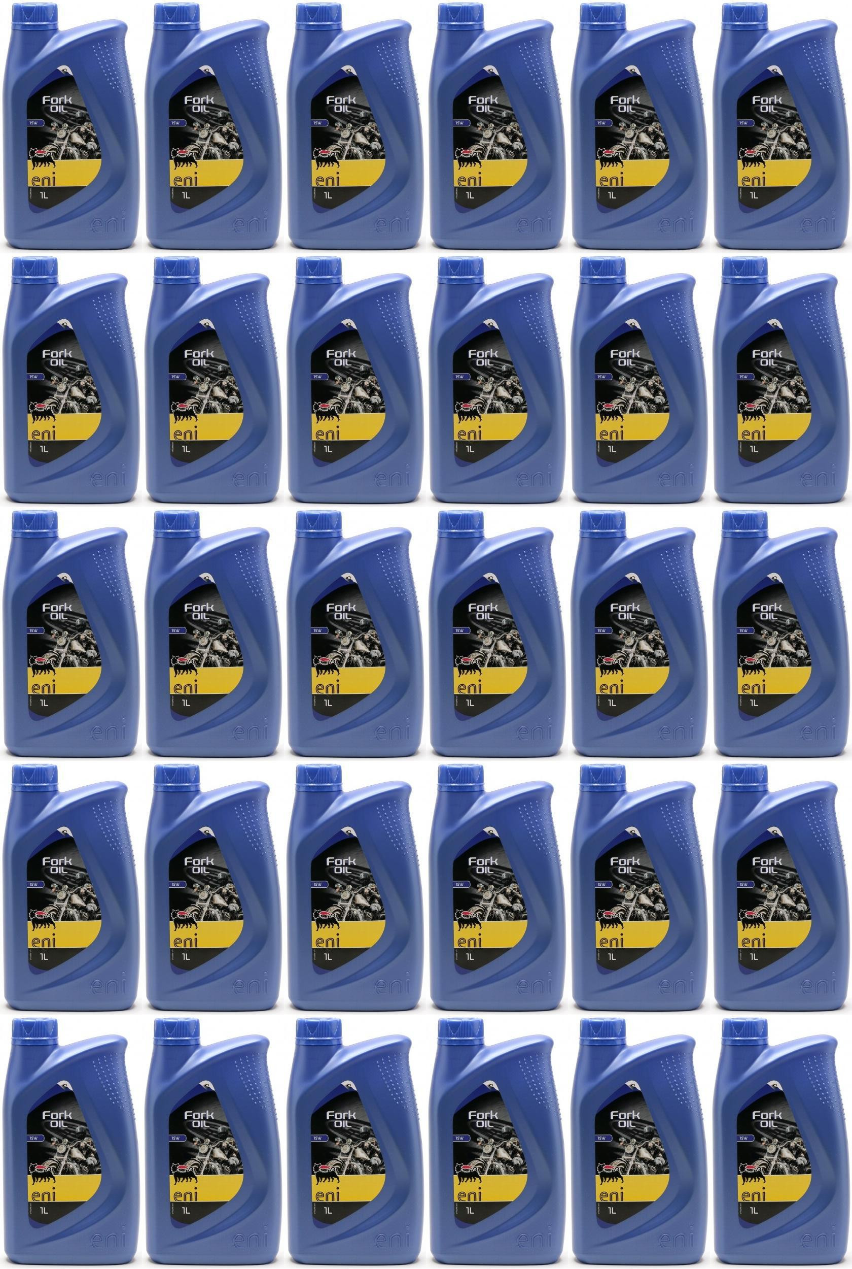 ENI Fork Oil SAE 15W Gabelöl fork oil Motorrad 30x 1l = 30 Liter