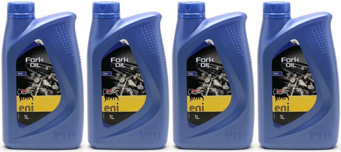 ENI Fork Oil SAE 15W Gabelöl fork oil Motorrad 4x 1l = 4 Liter