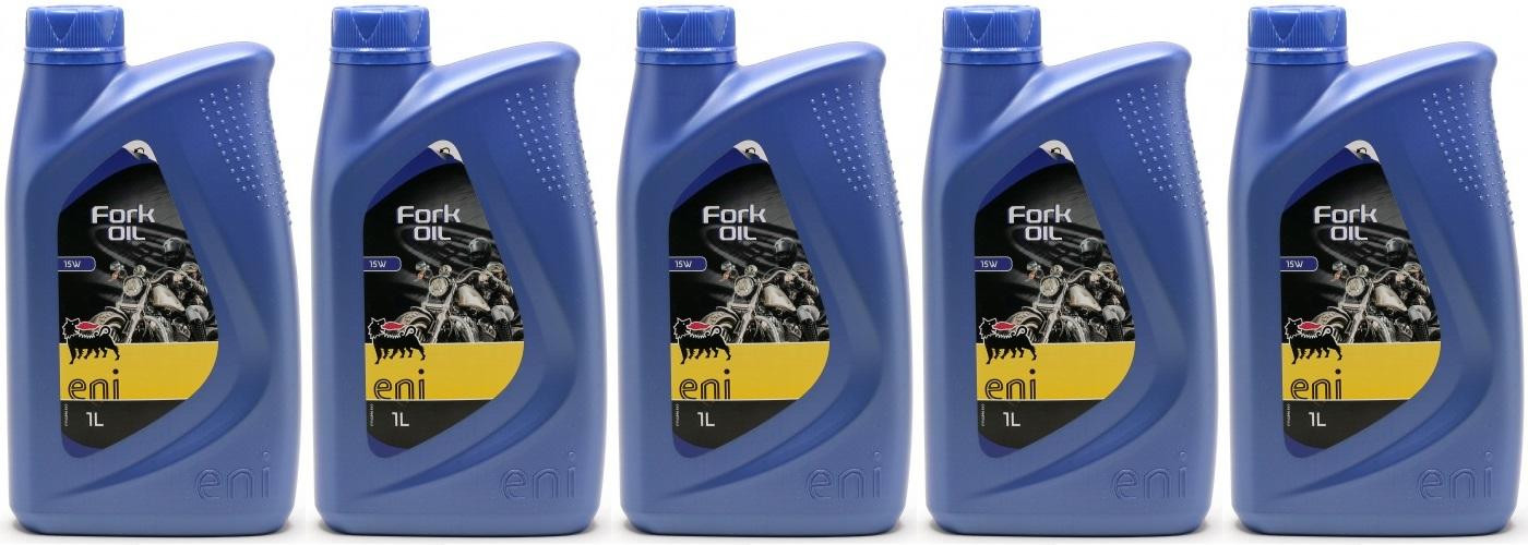 ENI Fork Oil SAE 15W Gabelöl fork oil Motorrad 5x 1l = 5 Liter