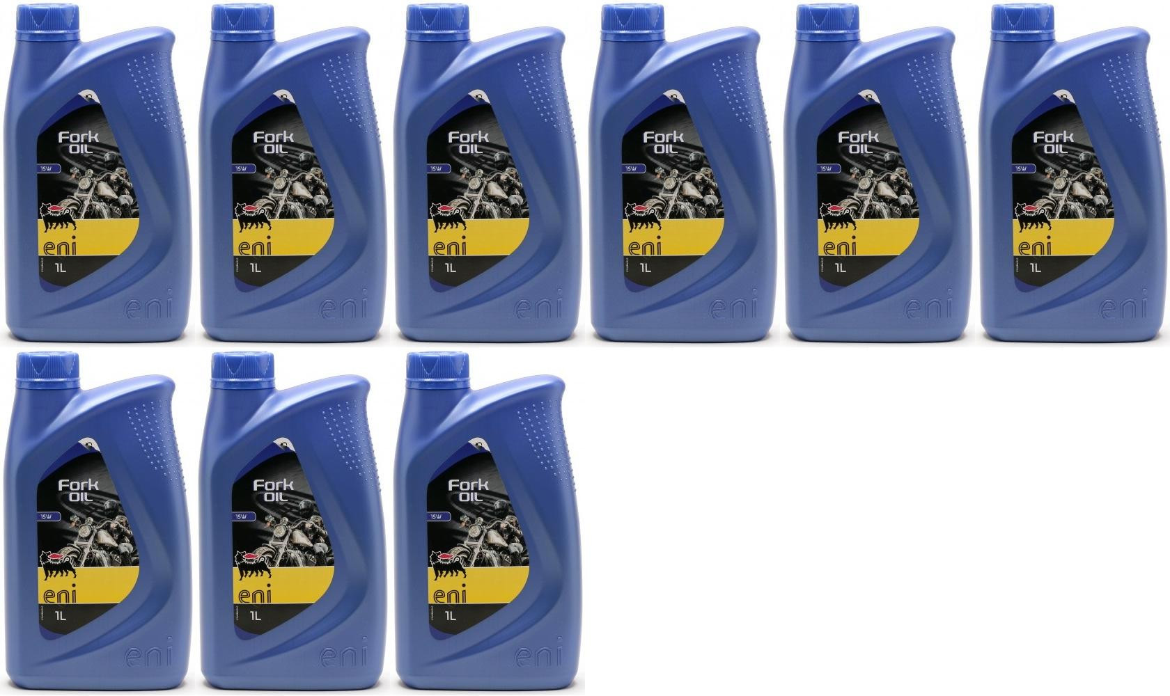 ENI Fork Oil SAE 15W Gabelöl fork oil Motorrad 9x 1l = 9 Liter