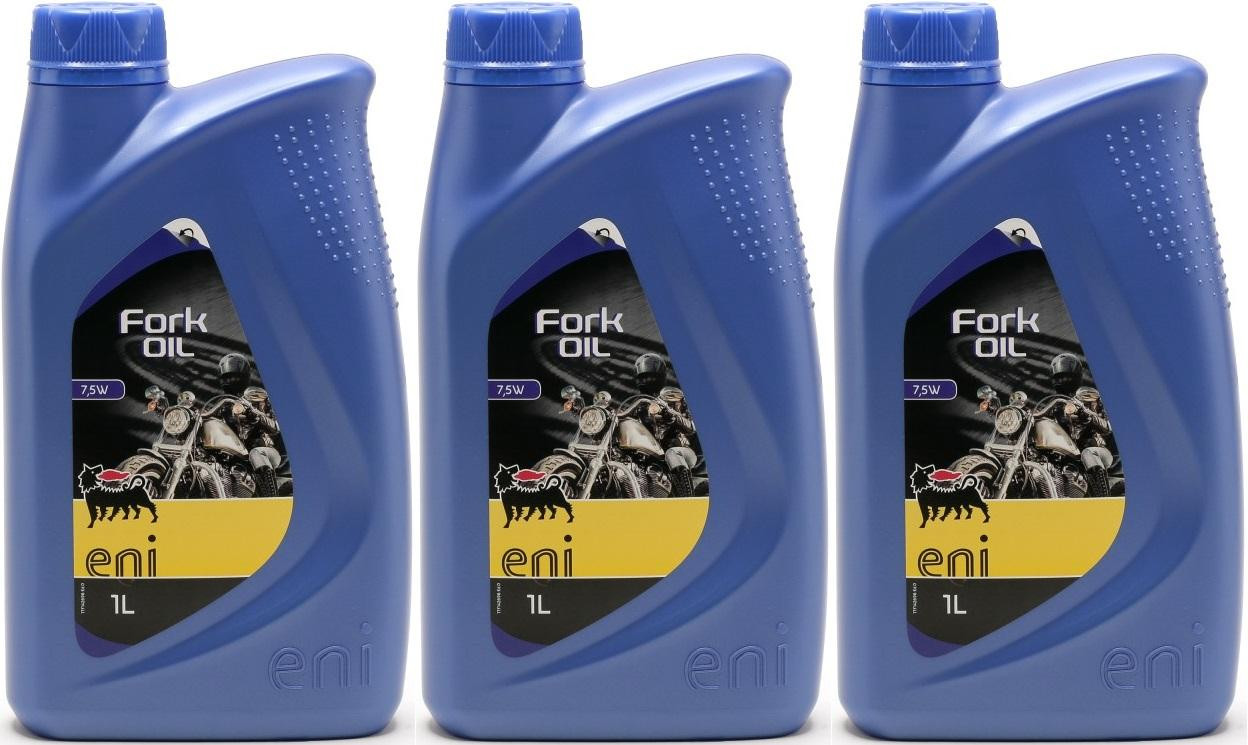 ENI Fork Oil SAE 7,5W Gabelöl fork oil 3x 1l = 3 Liter
