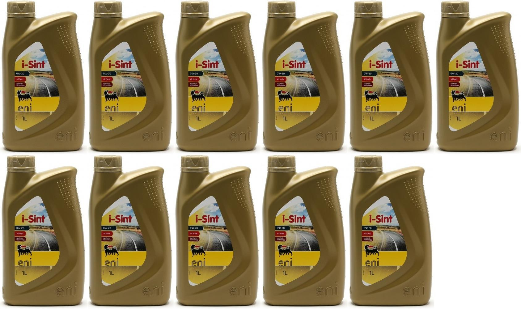 Eni i-Sint 0W-20 Motoröl 11x 1l = 11 Liter