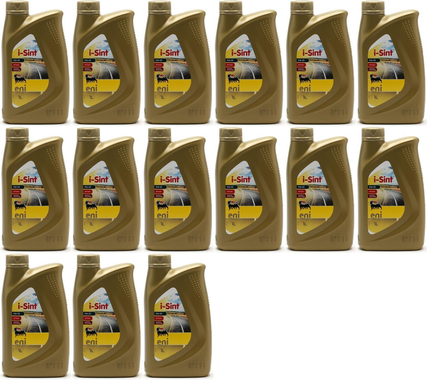 Eni i-Sint 0W-20 Motoröl 15x 1l = 15 Liter