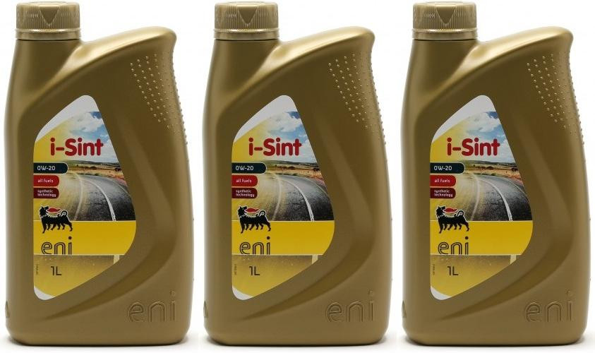 Eni i-Sint 0W-20 Motoröl 3x 1l = 3 Liter