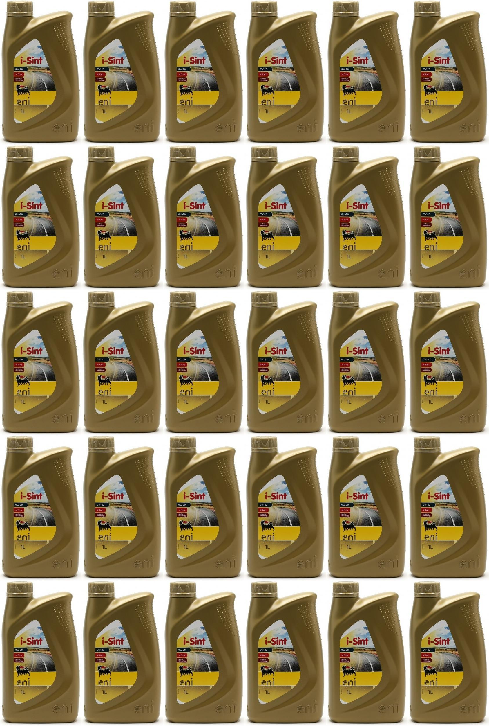 Eni i-Sint 0W-20 Motoröl 30x 1l = 30 Liter