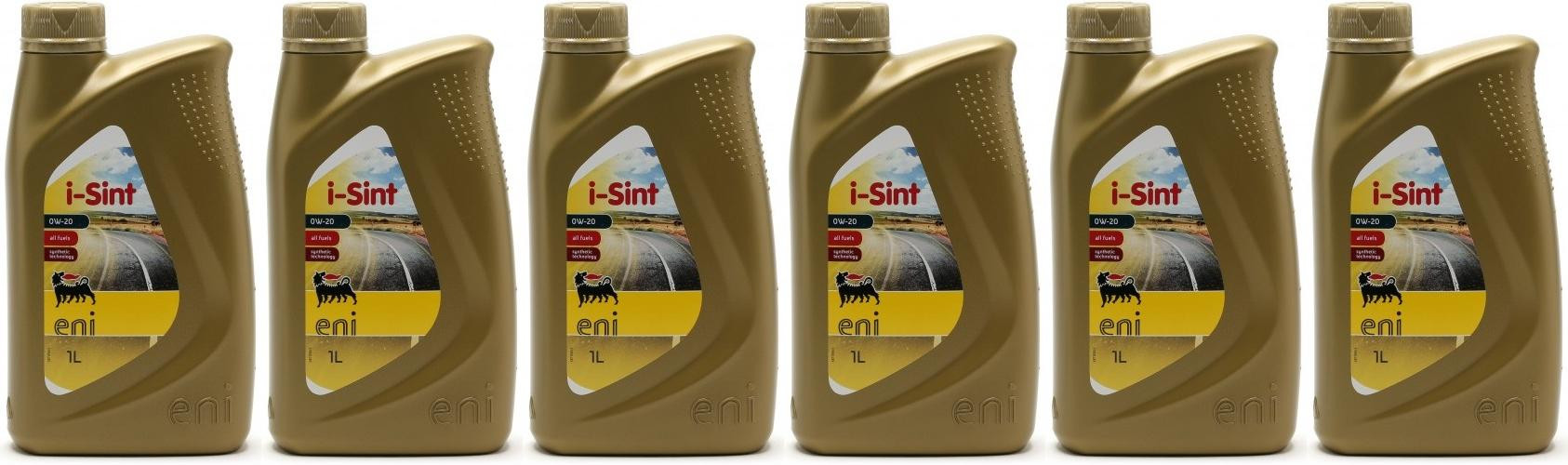 Eni i-Sint 0W-20 Motoröl 6x 1l = 6 Liter