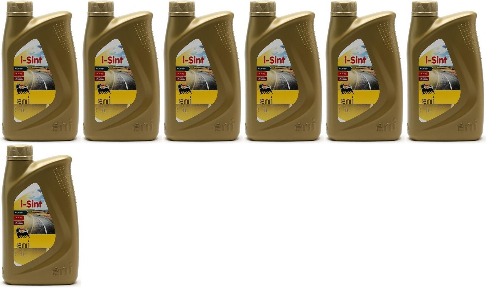 Eni i-Sint 0W-20 Motoröl 7x 1l = 7 Liter