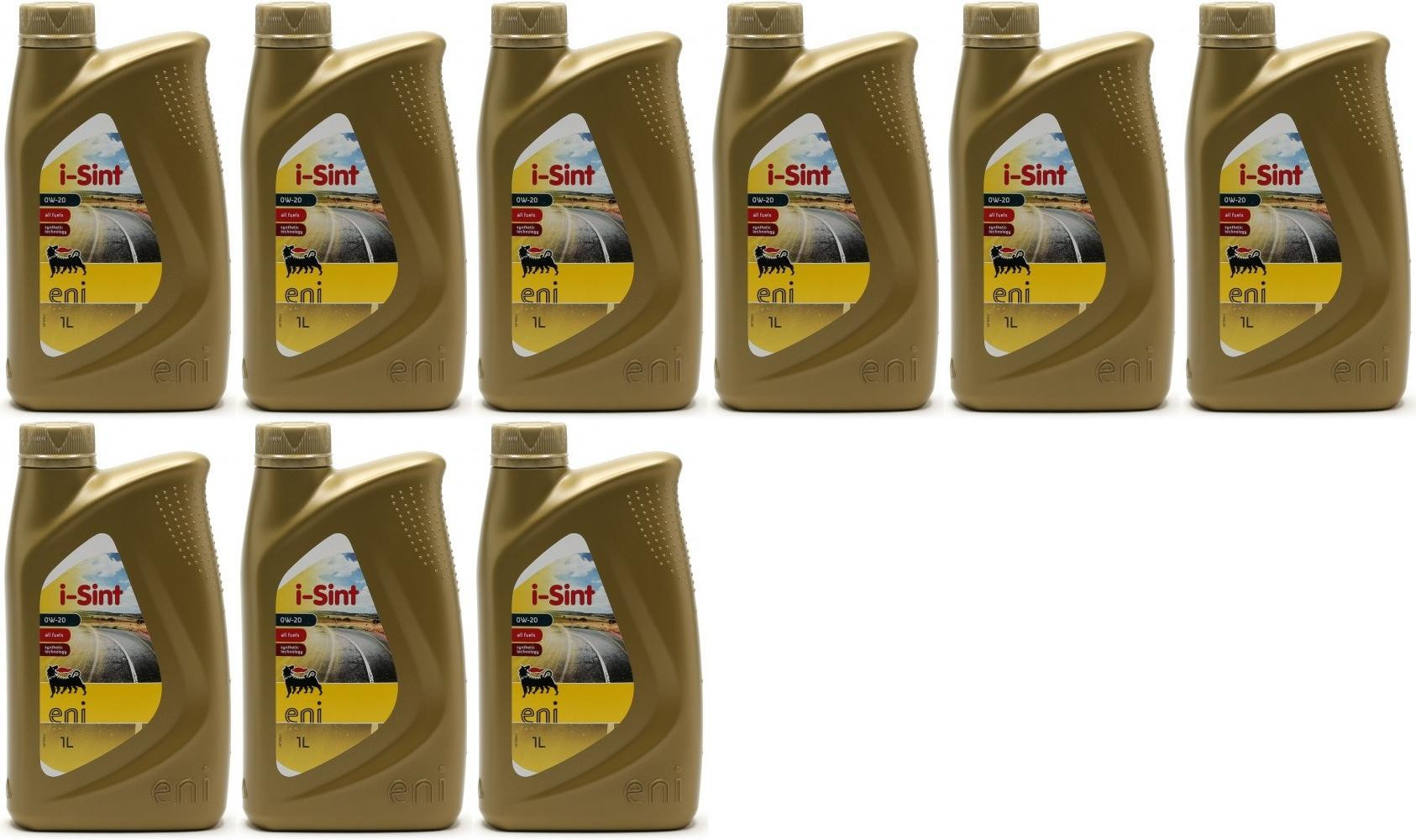 Eni i-Sint 0W-20 Motoröl 9x 1l = 9 Liter