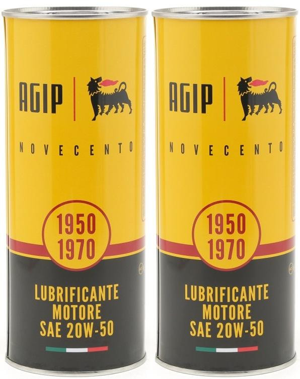 Eni AGIP Novecento 20W-50 (Ex i-Sint classic) 20W-50 Motoröl 2x 1l = 2 Liter