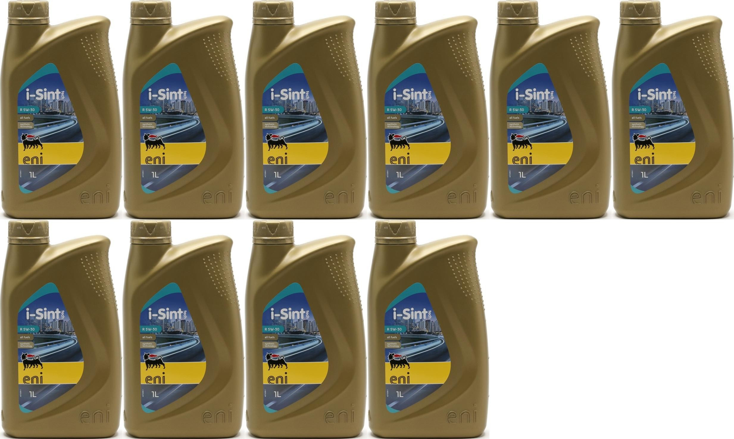 Eni i-Sint tech R 5W-30 Motoröl 10x 1l = 10 Liter