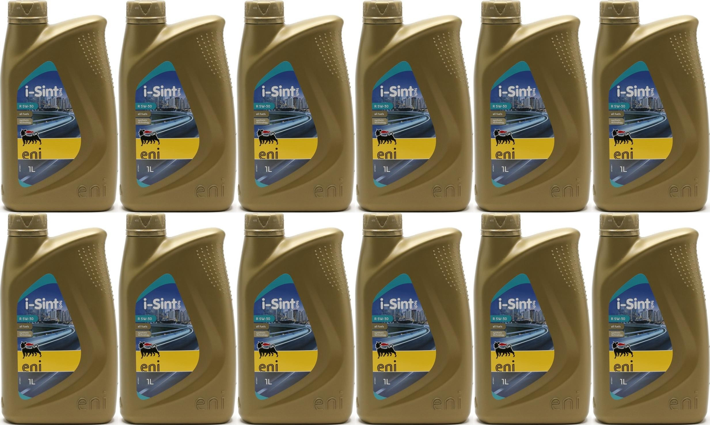 Eni i-Sint tech R 5W-30 Motoröl 12x 1l = 12 Liter