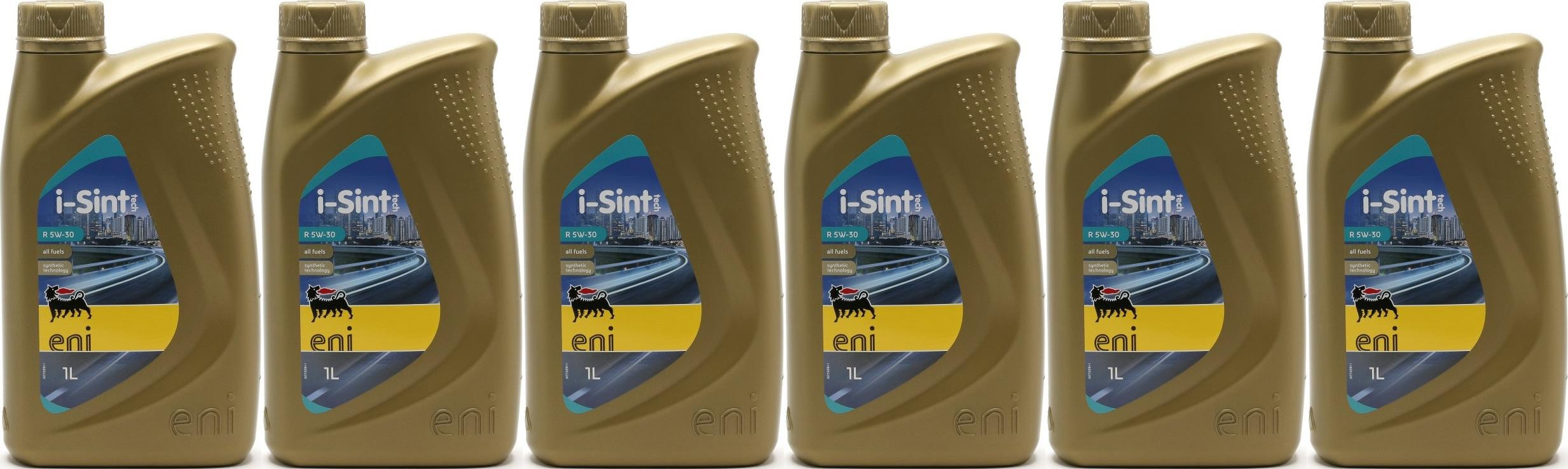 Eni i-Sint tech R 5W-30 Motoröl 6x 1l = 6 Liter