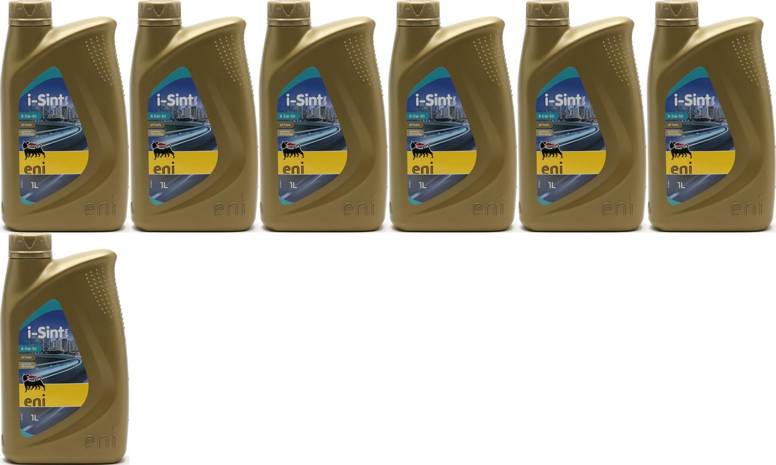 Eni i-Sint tech R 5W-30 Motoröl 7x 1l = 7 Liter