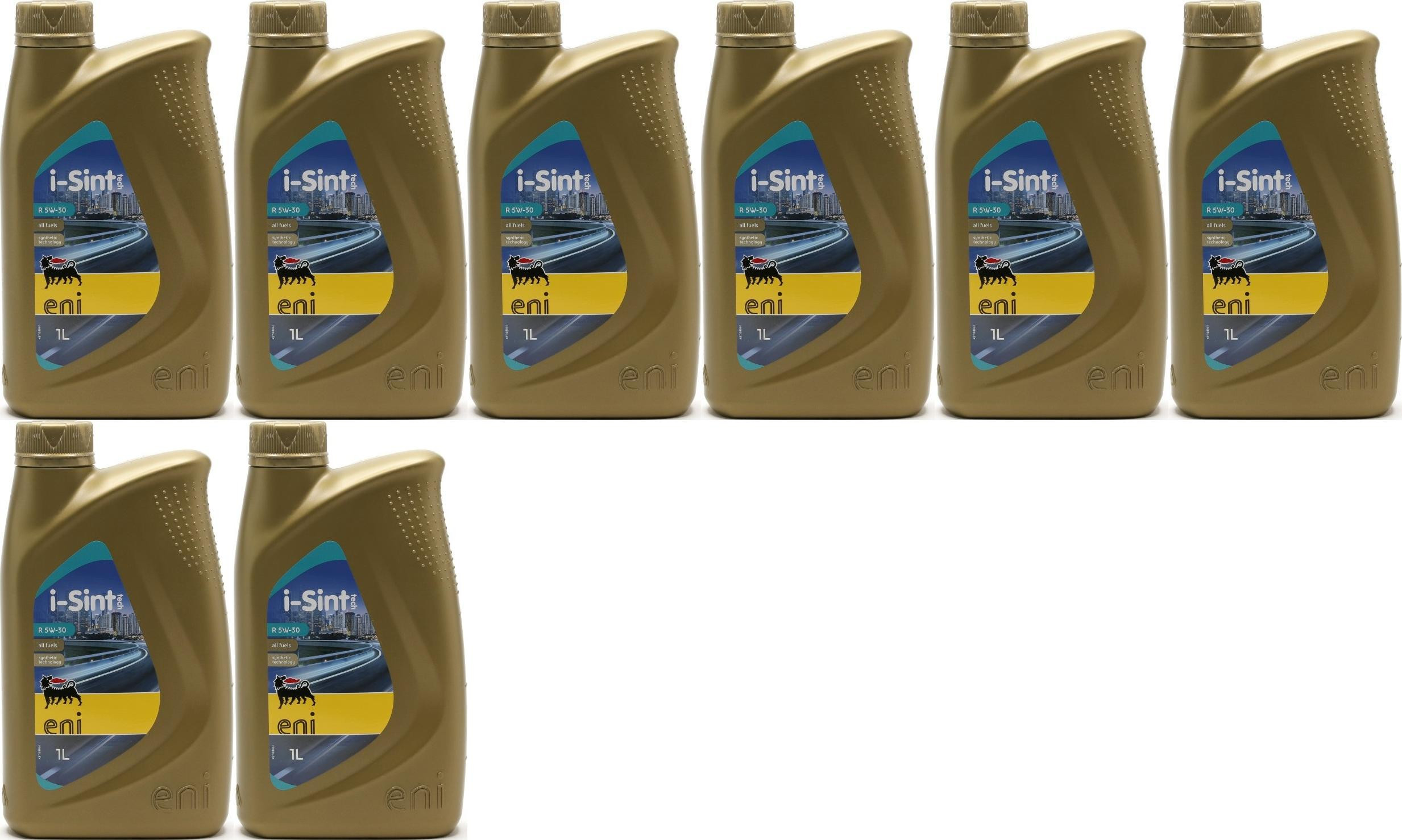 Eni i-Sint tech R 5W-30 Motoröl 8x 1l = 8 Liter