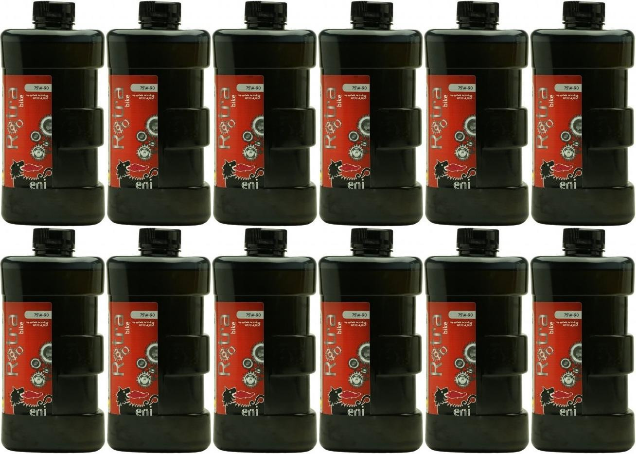 Eni Rotra Bike synt 75W-90 Getriebeöl GL 4/5 Piaggio 12x 1l = 12 Liter