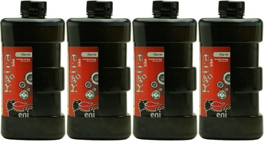 Eni Rotra Bike synt 75W-90 Getriebeöl GL 4/5 Piaggio 4x 1l = 4 Liter