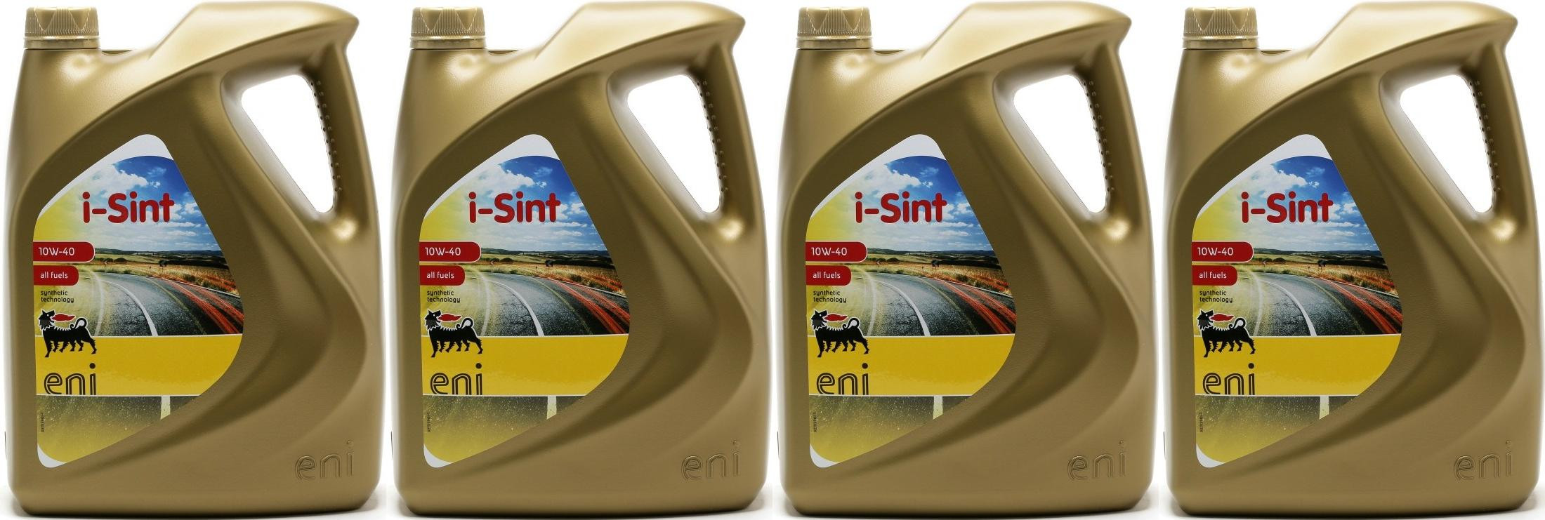 ENI i-Sint 10W-40 Diesel & Benziner Motoröl 4x 5 = 20 Liter