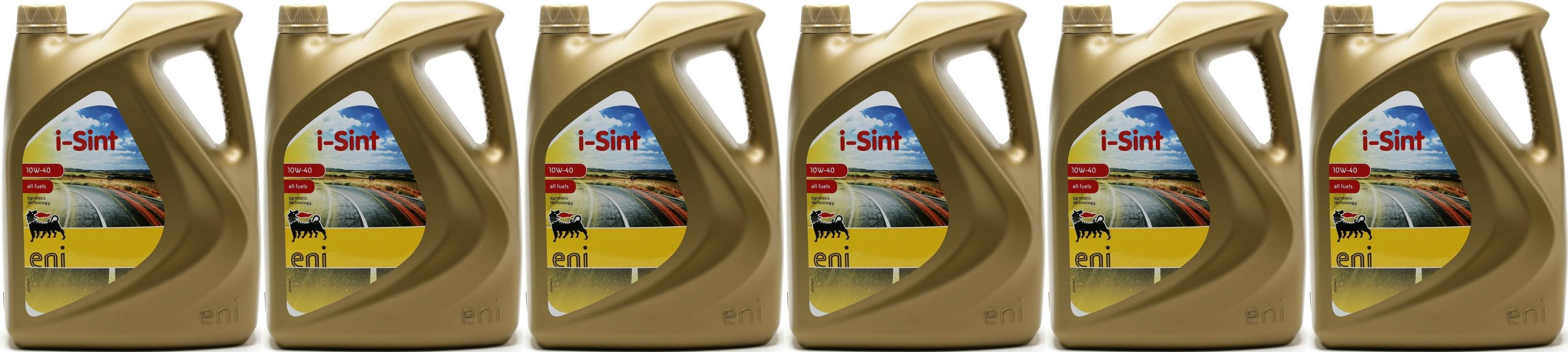 ENI i-Sint 10W-40 Diesel & Benziner Motoröl 6x 5 = 30 Liter