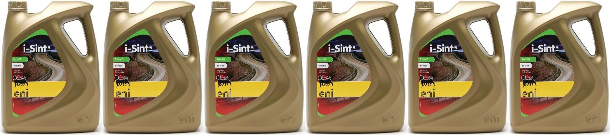 ENI i-Sint MS 5W-40 Motoröl 6x 5 = 30 Liter