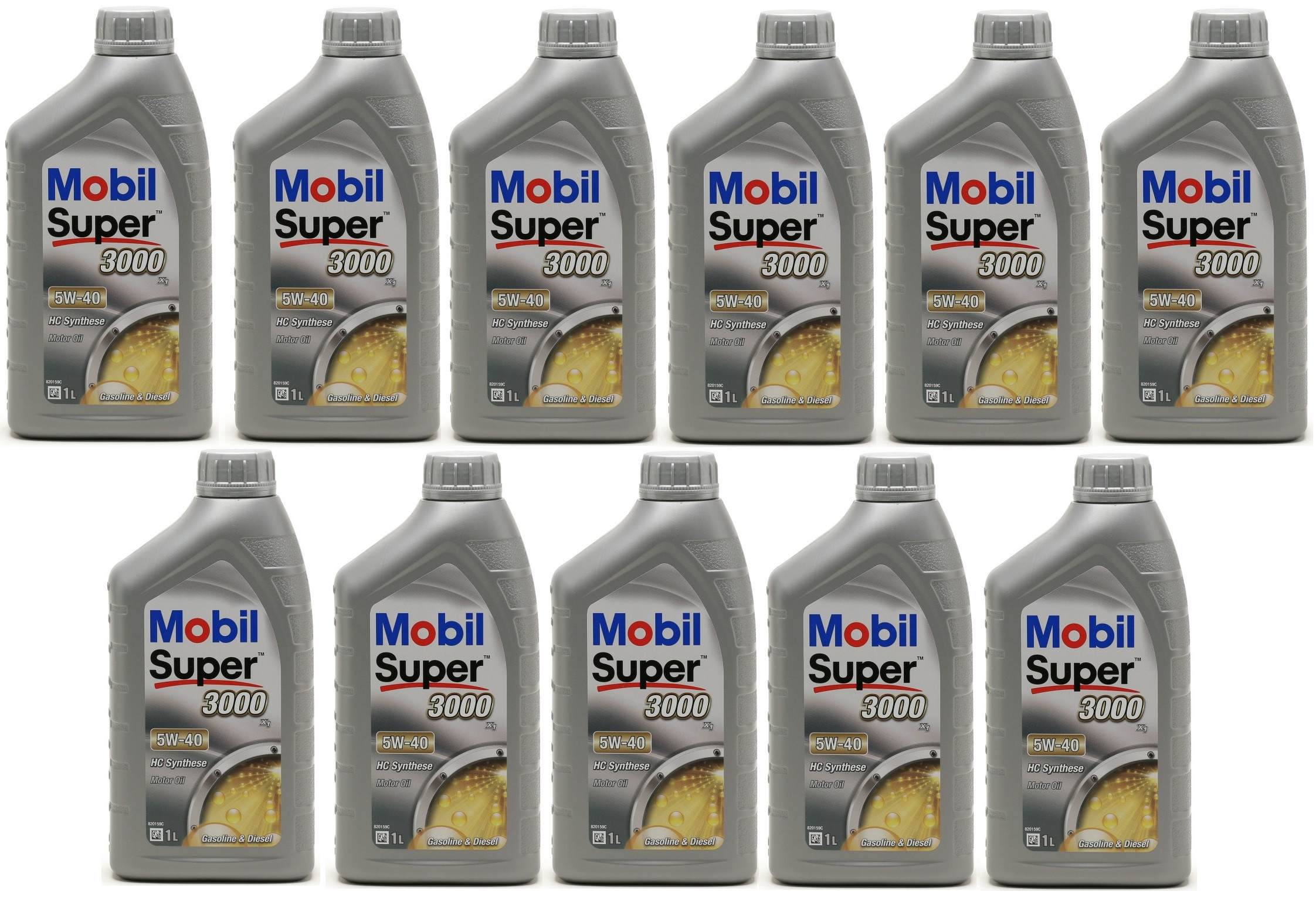 Mobil Super 3000 X1 5W-40 Motoröl 11x 1l = 11 Liter