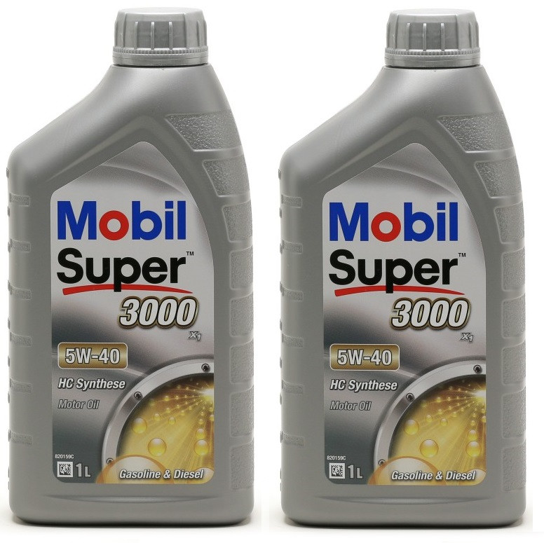 Mobil Super 3000 X1 5W-40 Motoröl 2x 1l = 2 Liter